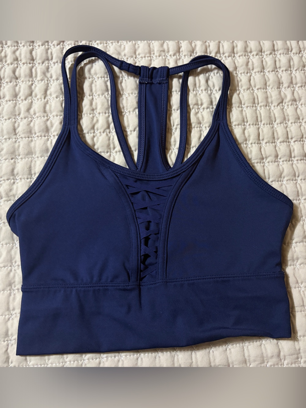 Nike Strappy Navy Sports Bralette - Women Intimates & Sleepwear